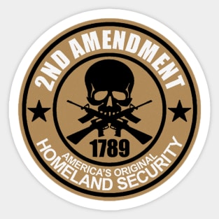 2nd Amendment - Homeland Security Sticker